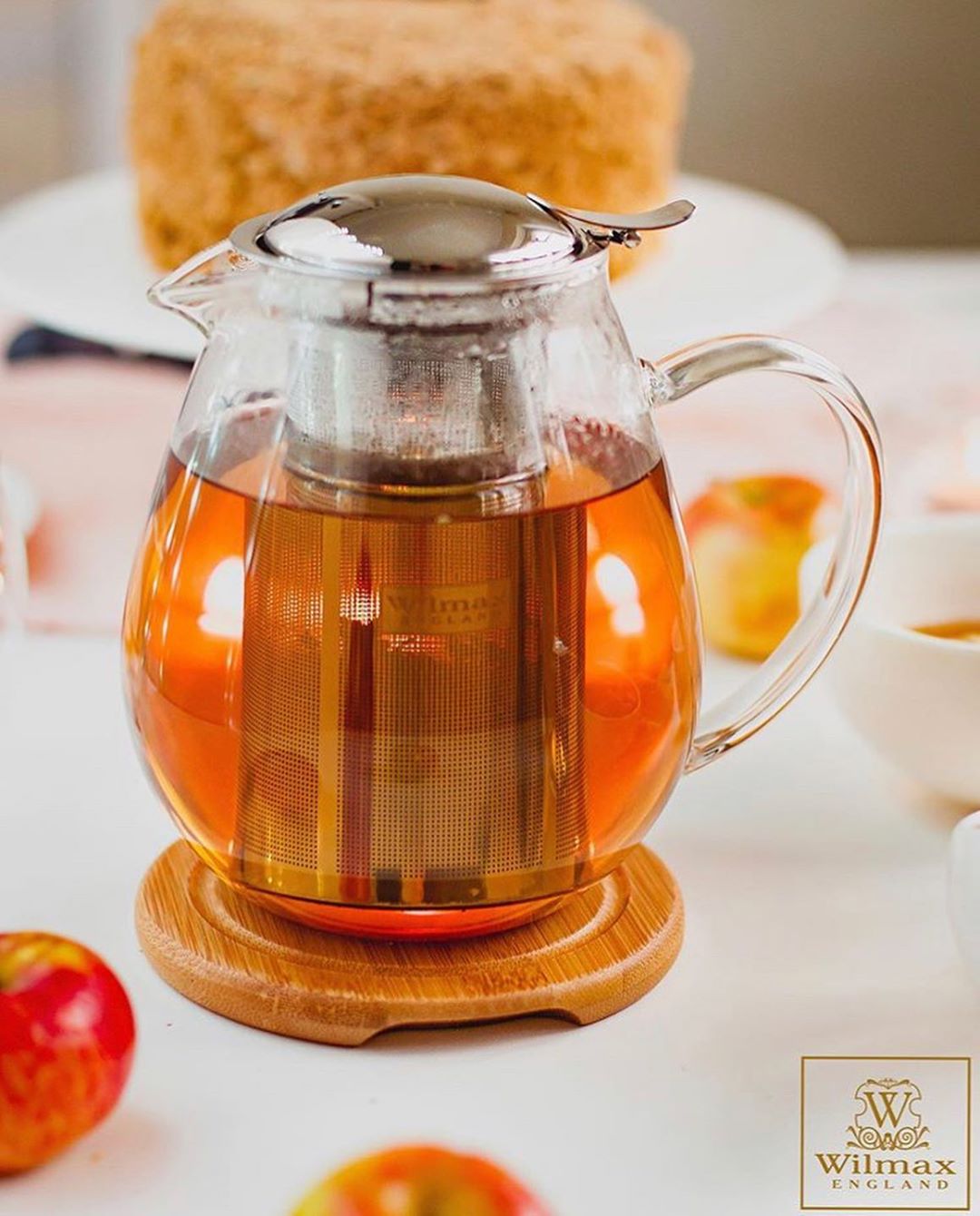 Thermo Glass Teapot 29 Fl Oz |High temperature and shock resistant